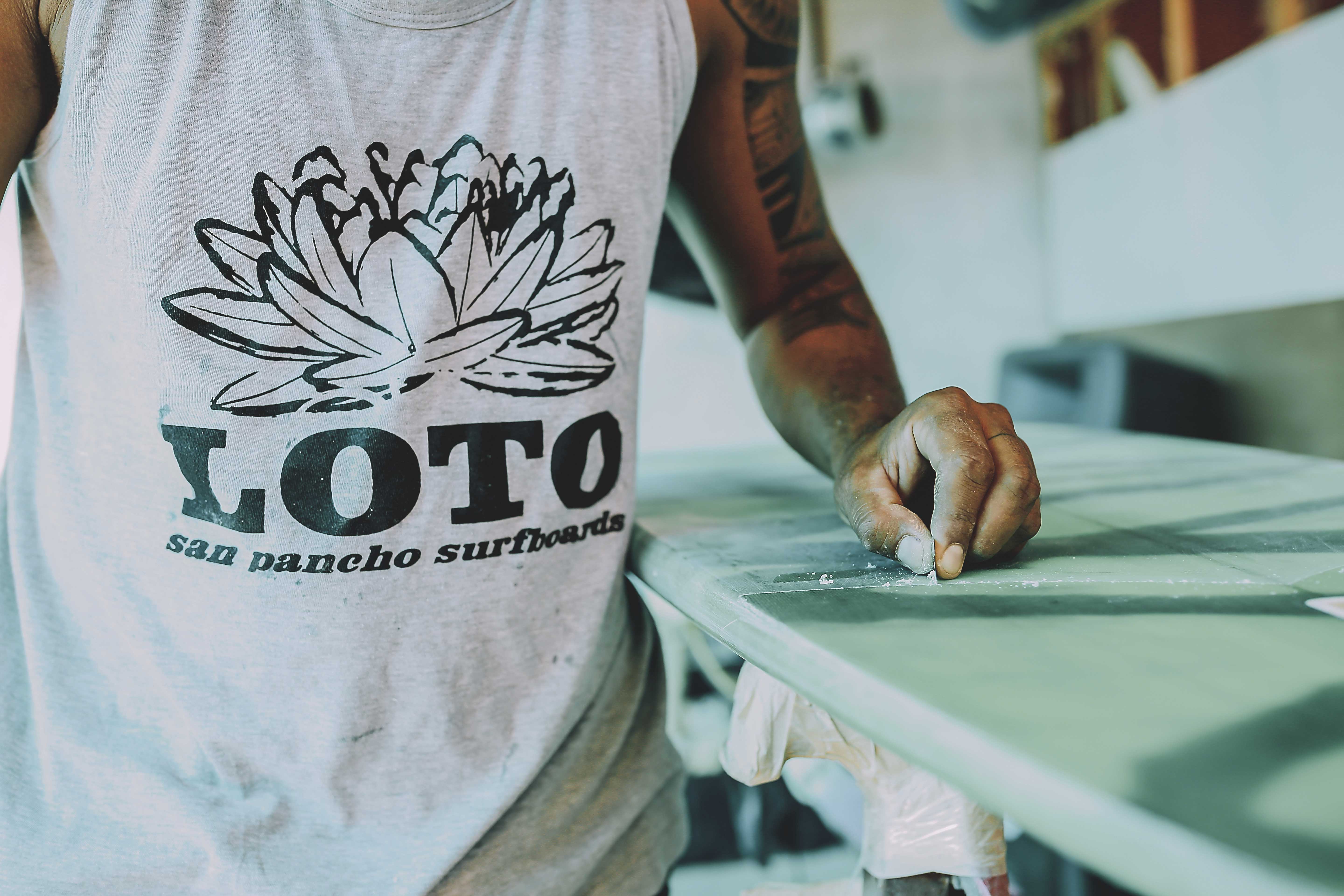 Essentials for the beach created by local talent, lotosurfboards