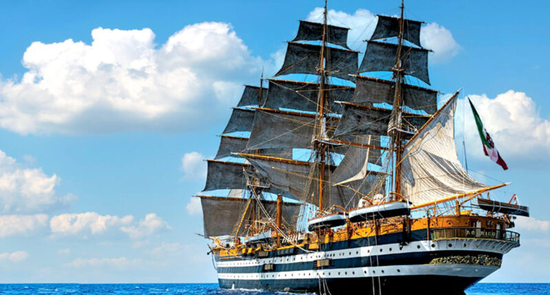 Amerigo Vespucci: The Distinguished Ship Arrives in Puerto Vallarta
